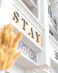 Stay storefront sign